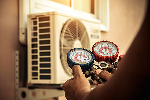 Professional Hvac technician working in Wayne, IL